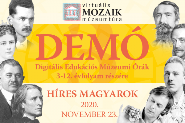 DEMÓ 3 – Híres magyarok – Virtuális múzeumpedagógiai játékok 
